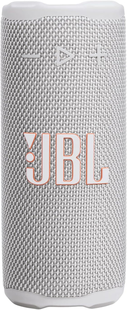 Grip, Enceinte Bluetooth Compacte, Blanc | AI Sound Boost, Étanchéité IP68, Éclairage D’Ambiance, 14 H D’Autonomie, Connexion Multi-Enceintes Auracast, App  Portable
