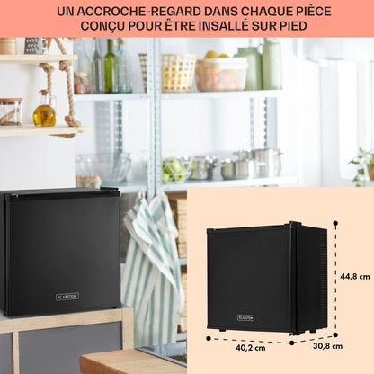 Mini Frigo De Chambre De 13L Pour Snacks Et Boissons, Petit Frigo Top Silencieux, Mini Bar, Petit Réfrigérateur Camping, Mini Frigo Cosmetique, Refrigerateur Avec Étagères Réglables, 5-15°C