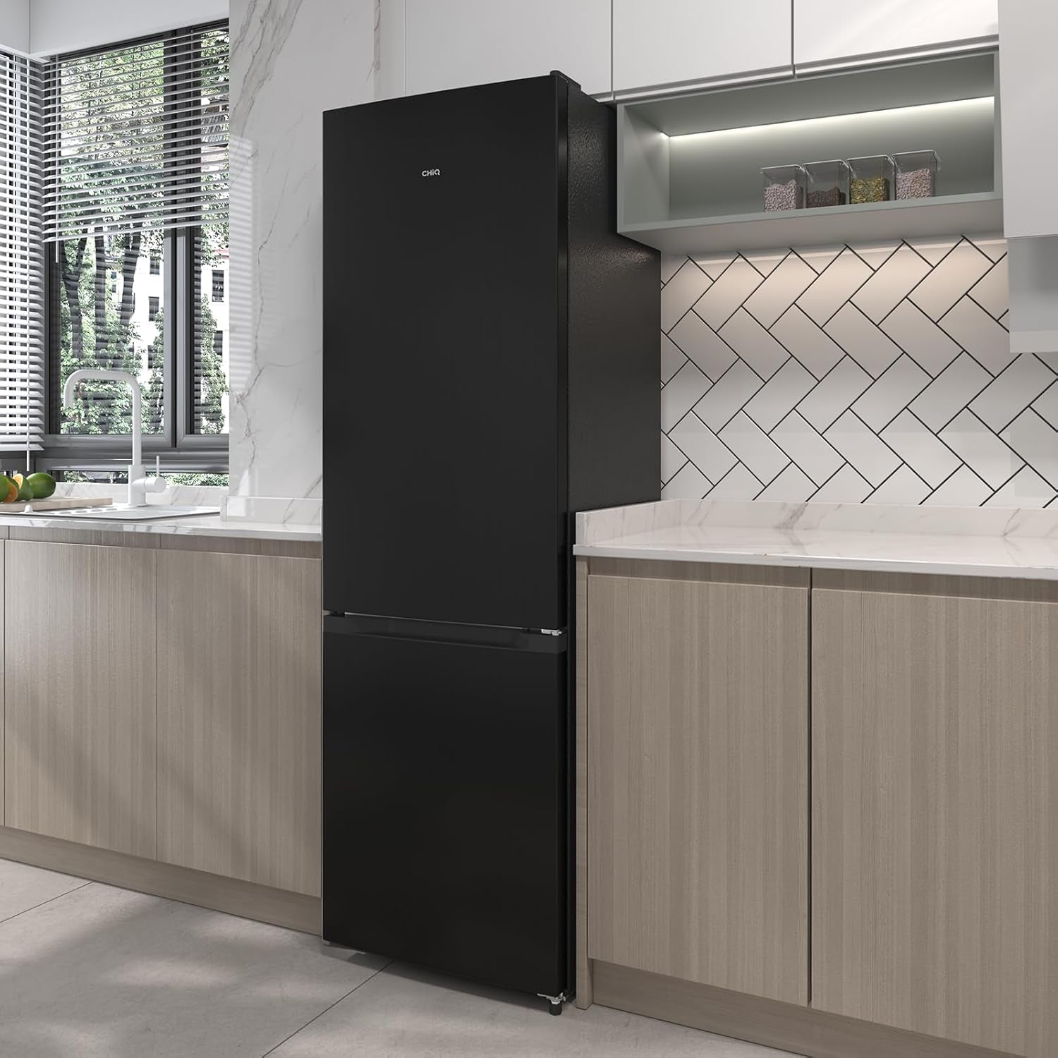 Réfrigérateur Congélateur Bas FBM260L 262L (187+75), Low Frost, Acier Inoxydable, Portes Réversibles, 39 Db, 12 Ans De Garantie Sur Le Compresseur