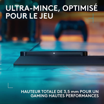 POWERPLAY 2, Tapis De Souris De Charge Sans Fil | Mouse Gaming , 34,5 X 28,4 Cm, Altezza 3,5 Mm, per Pc/Mac - Nero