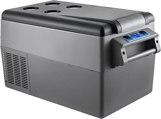 Réfrigérateur Thermique Portable 35 L Pour Voiture Réfrigérateur Portable Électrique De Voyage Pour Voiture Mini Réfrigérateur Pour Voiture Mini Réfrigérateur Pour Boissons Avec LCD