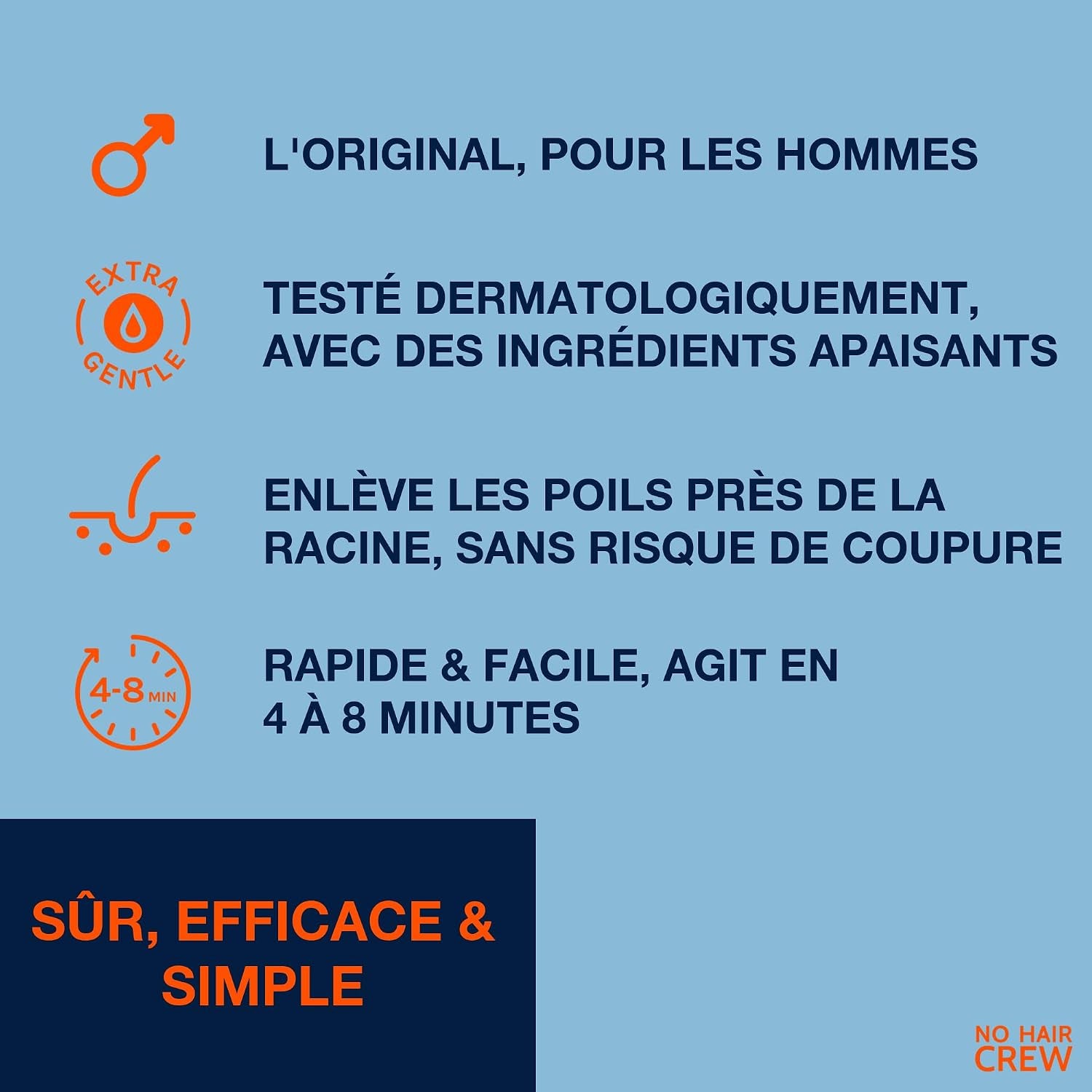 Crème Dépilatoire Intime Homme 100 Ml – L’Originale | Pour Aine, Testicules Et Fesses. Sans Poils En 4–8 Min, Sans Coupures Ni Feu Du Rasoir, Avec Une Repousse plus Douce.