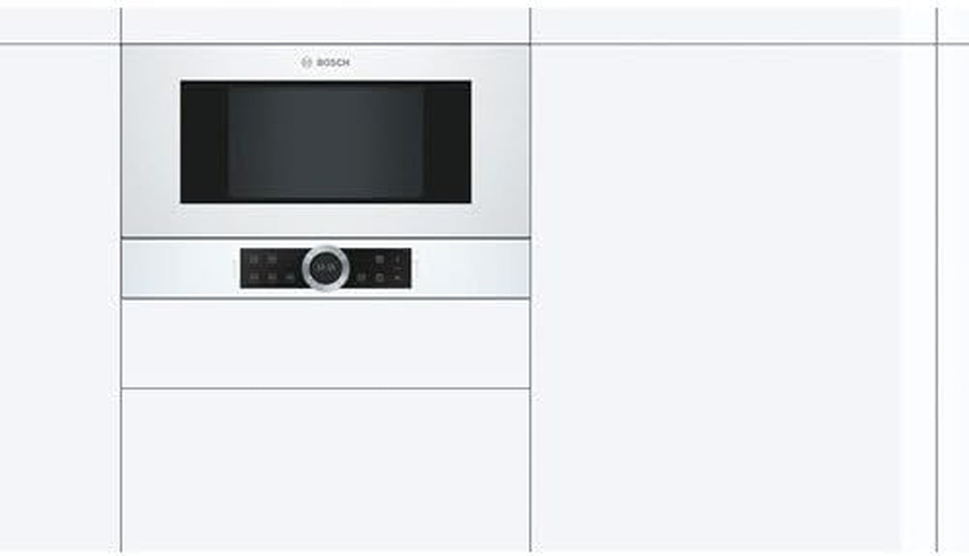 Micro Ondes Encastrable BFR634GW1 Série 8, 7 Pg Auto, 21L, Sans Plateau