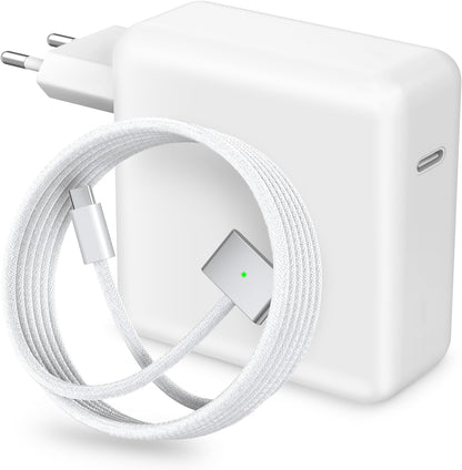 96W Chargeur Magnétique, Mac Book Chargeur Rapide Avec USB-C Auf T-Tip 6.6FT Câbles Adaptateur Mag3 Compatible Avec Macbook Pro 14/16 Pouces Macbook Air 13/15 Pouces, Replacement (Mid 2021-2025)
