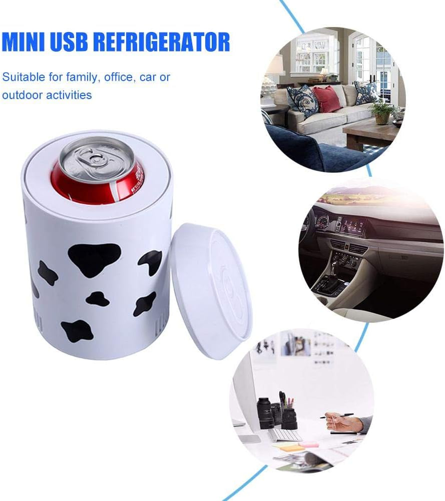 Réfrigérateur Portatif De Voiture, Réfrigérateur De Réfrigérateur De Mini USB De Coke Can, Réservoir De Refroidissement De Refroidisseur De Boisson Pour L'École De Chambre À Coucher De Bureau