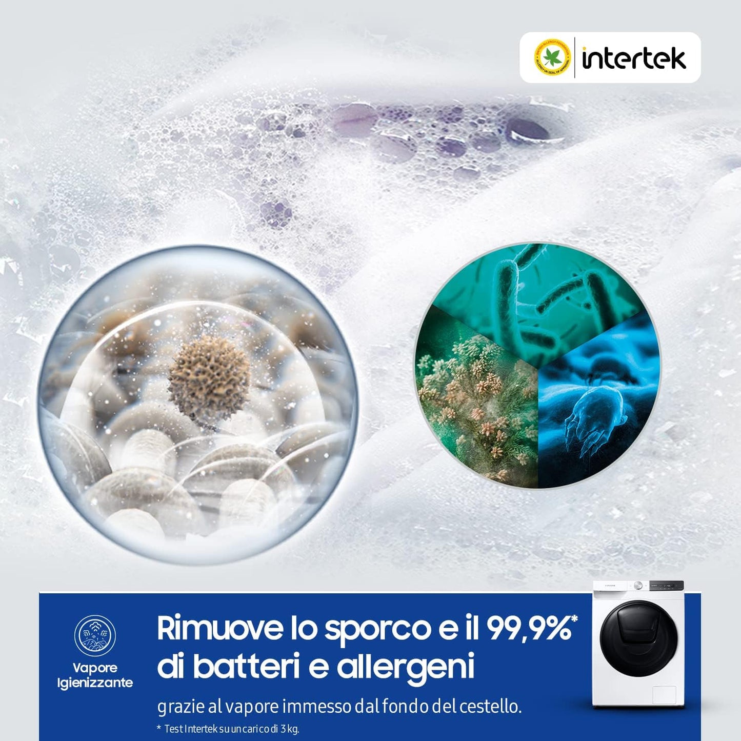 WW90T754DBT/S3 Lave-Linge - 9 Kg, Ultrawash, Ai Control, 1400 Tr/Min, Blanc