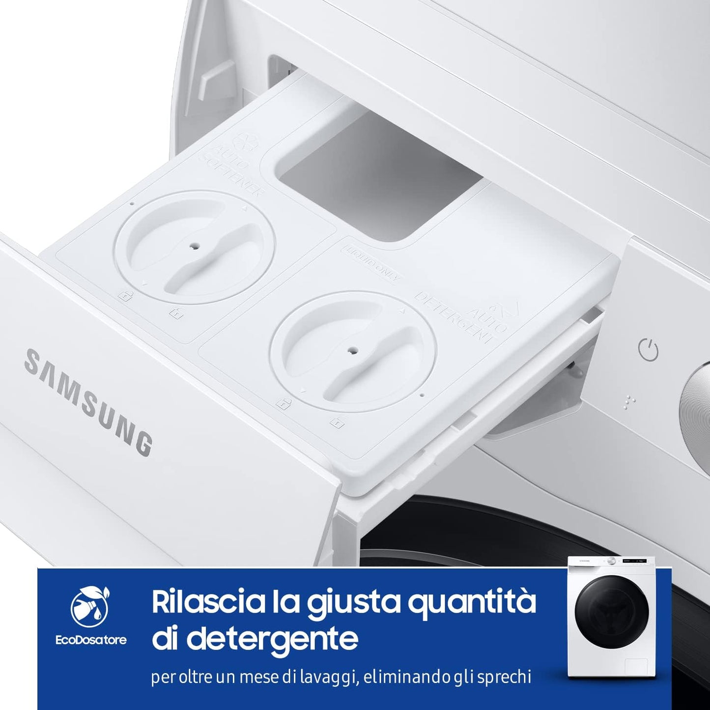 WD90T534DBW/S3 Lave-Linge Séchant - 9 Kg, 1400 Tr/Min, Blanc