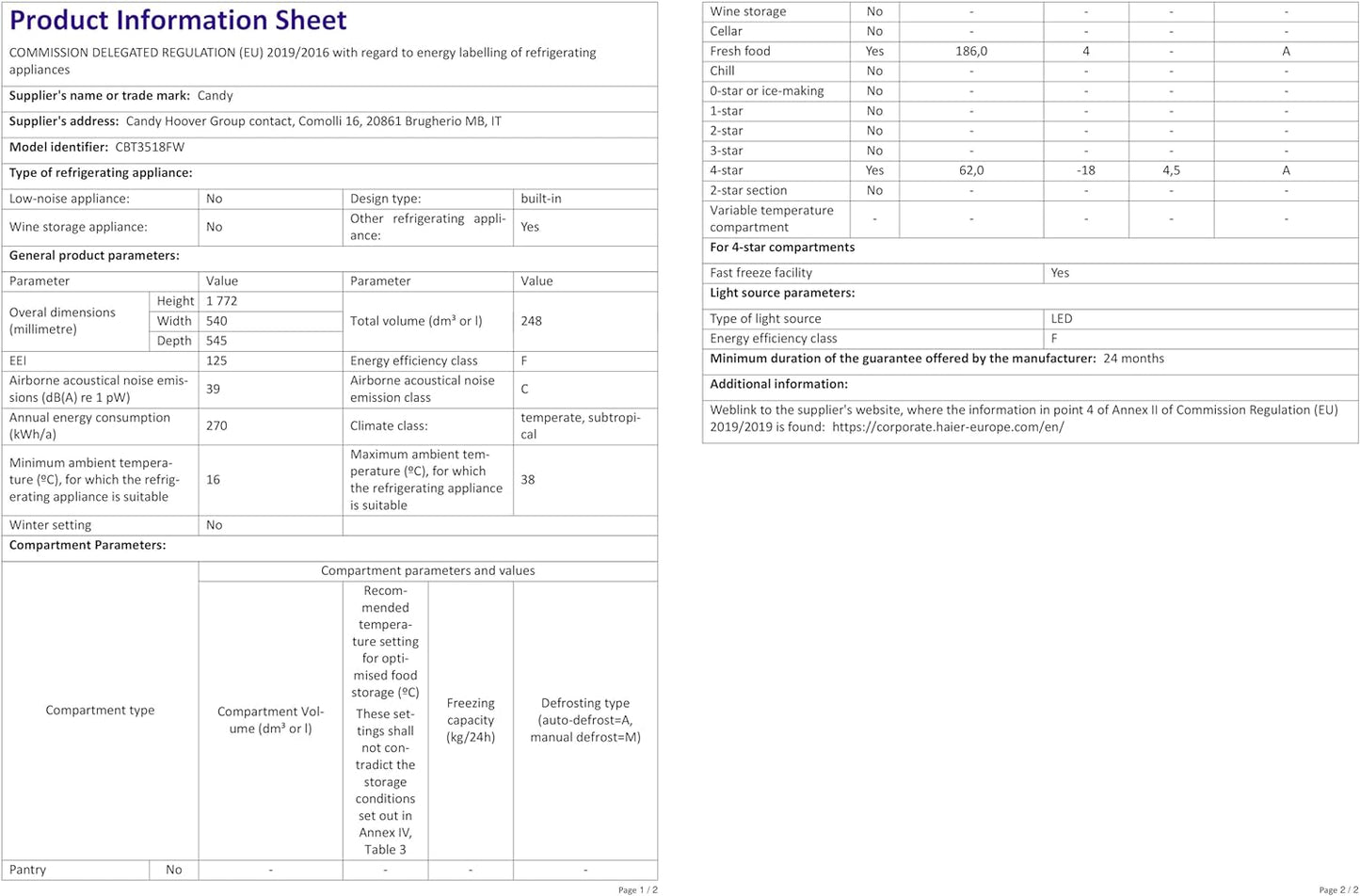 - REF INT COMBINE  CBT3518FW