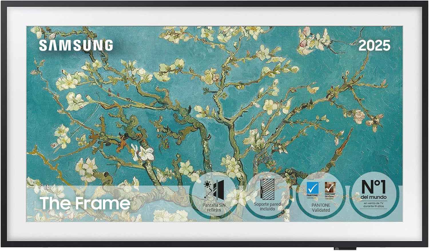 TV the Frame 2023 32 Pouces QLED TQ32LS03C, Écran Full HD Sans Reflets, Téléviseur Cadre Photo, Smart TV, Accès Art Store, Technologies OTS Lite Et Q-Symphony, Accroche Murale Et Pieds Inclus