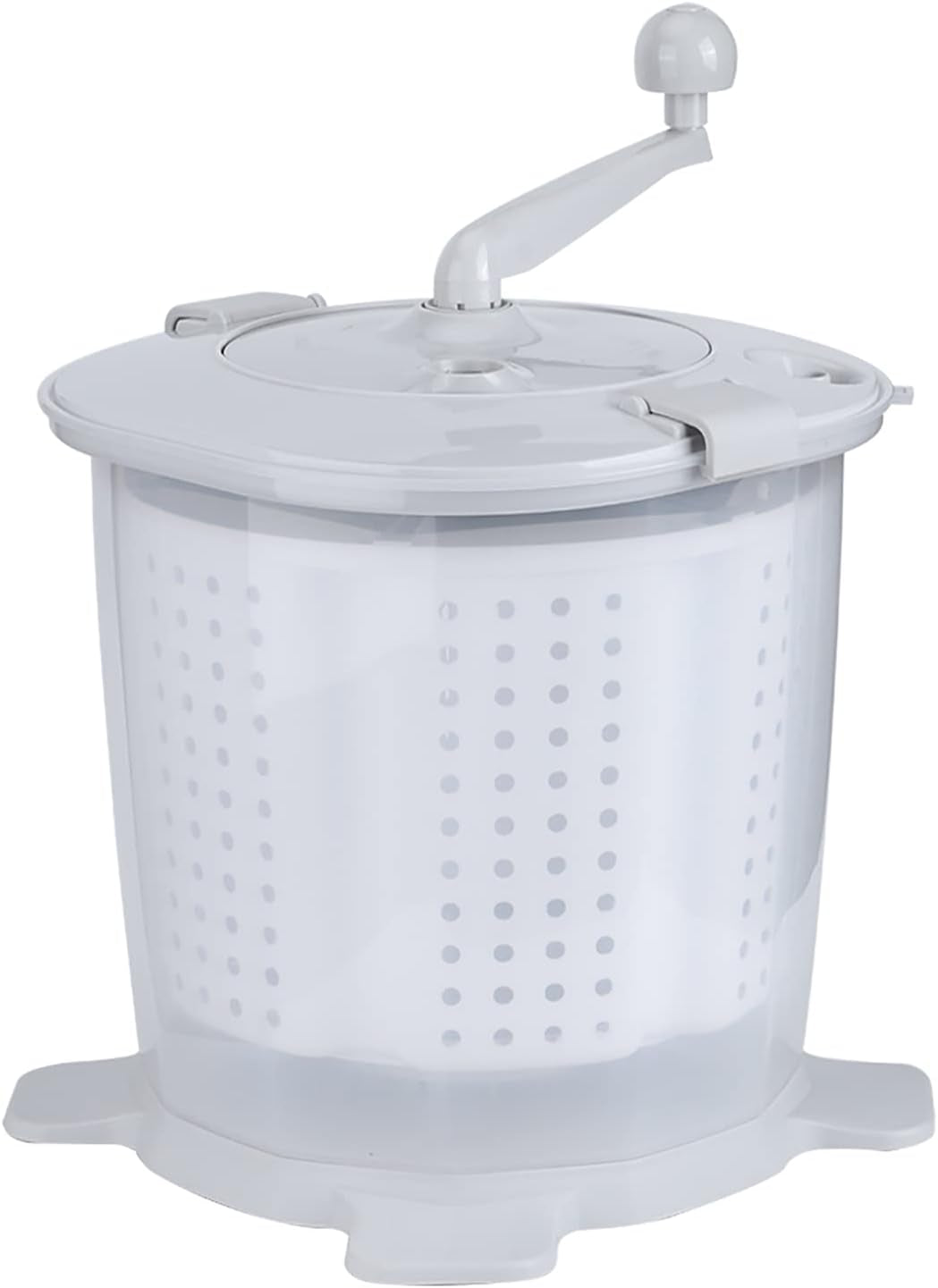 Cryfokt Machine À Laver Portable, Laveuse Manuelle À Vêtements Non Électrique, Laveuse Et Sèche-Linge Avec Coussinets De Panier De Déshydratation, Laveuse À Linge Pour Dortoirs