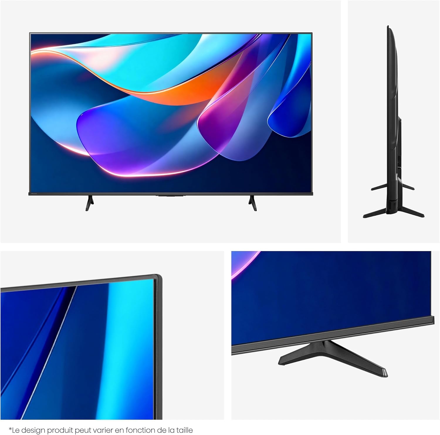 Hisense 43A6S - TV 2026 4K UHD 43" (108 Cm), Smart TV Homeos U9.5, Dolby Vision, Game Mode Plus, Compact Et Performant, Noir | Grimpeur IA 4K, Smooth Motion IA, Mode Jeu Plus, Dolby Vision, Contrôle Vocal