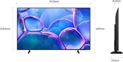 TV 75 Pouces Crystal UHD 75U7000F 4K Smart TV, Couleurs Incroyables Avec Crystal Processor 4K, Écoutez Tous Les Haut-Parleurs Avec Q-Symphony, Données Protégées Knox Security Et Gaming Hub