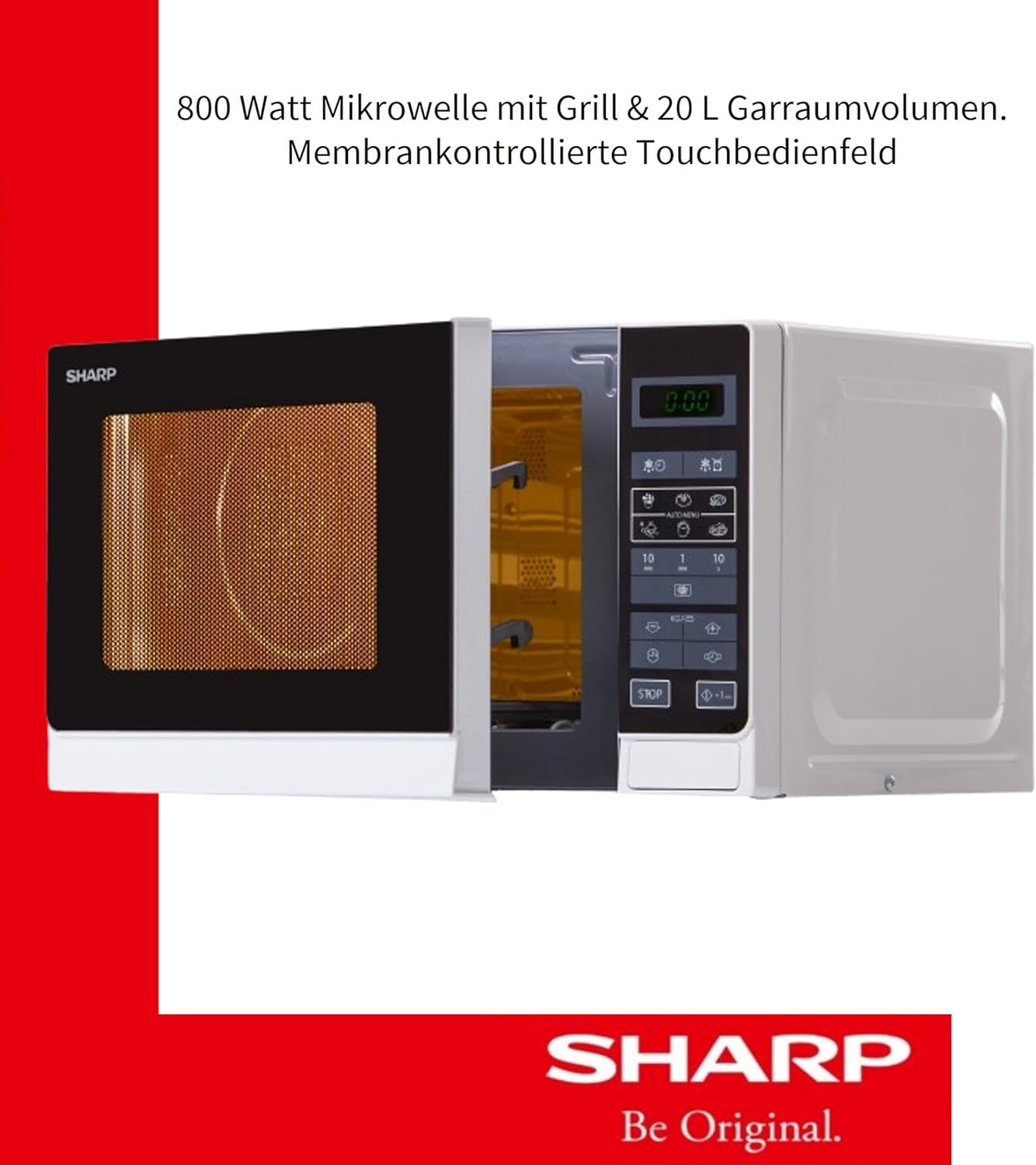 R-242WW Micro-Ondes Solo 20 Litres - Blanc
