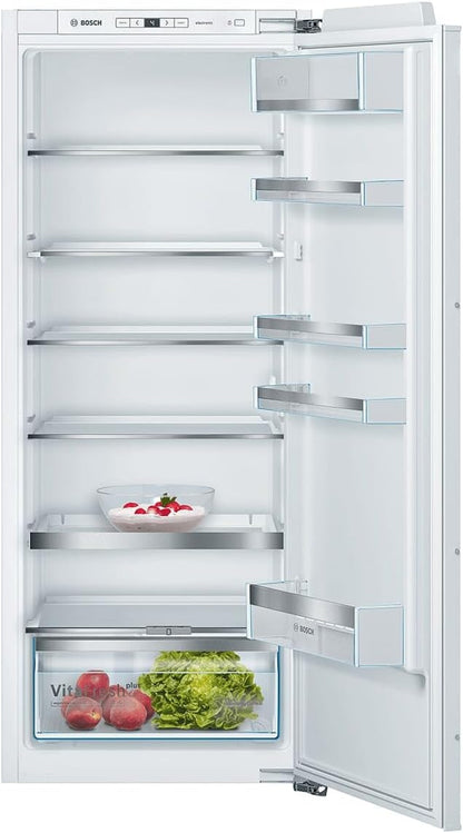 KIR51AFF0 Série 6 Réfrigérateur Encastré 140 X 56 Cm Niche 247 L Charnière Plate Made in Germany, Vitafresh plus 2 Fois plus De Fraîcheur Et Éclairage LED Uniforme