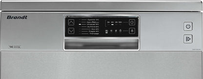 LAVE-VAISSELLE 14 COUVERTS 44Db INOX CLASSE D