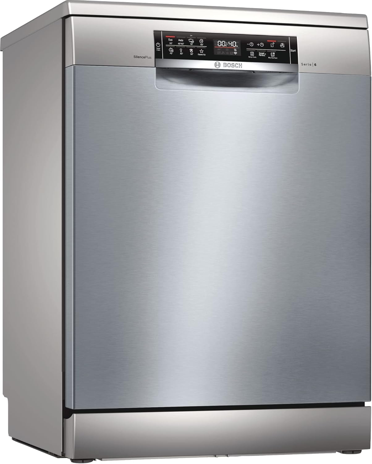 SMS6ECI93E - Série 6 - Lave-Vaisselle Pose-Libre - 60Cm - Home Connect - 13 Couverts - Moteur Ecosilence - Inox