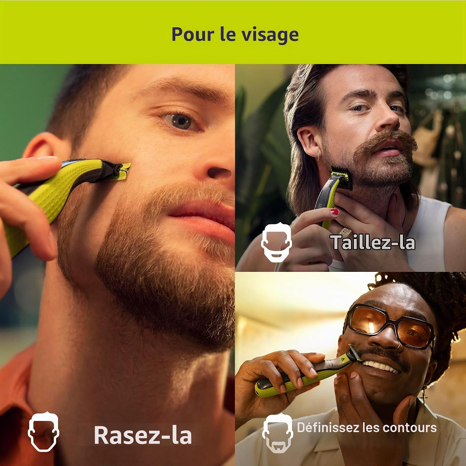 Philips  Oneblade 360 Face + Body Hybrid Tondeuse Et Rasoir Électrique QP2834/70