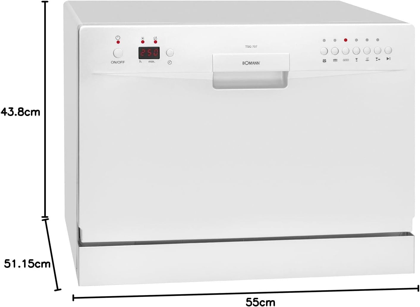 Lave-Vaisselle Bomann TSG 707 - A+ Weiß