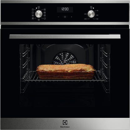 Serie600 Four À Encastrer Multifonction, Capacité 65 L, EOF5H40BX, Cuisson À Plusieurs Niveaux, Nettoyage Aquaclean, Surroundcook, 594 X 595 X 567 Mm, Acier Inoxydable Anti-Empreintes