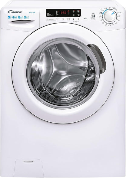 CS4 1062DE/1-S Lave-Linge Frontal, Faible Encombrement, Chargement 6 Kg, 1000 Tours/Mn, Départ Différé 24H, 15 Programmes Dont 59 Mn Charge Pleine, Cuve Réhaussée Et Hublot XXL