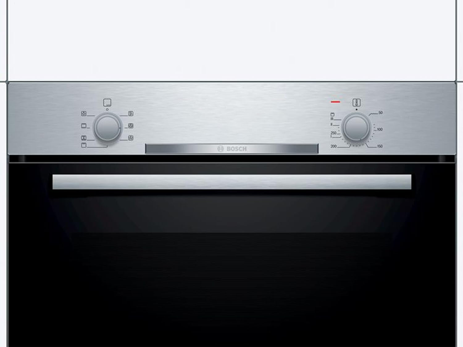 HBA530BR1 Série 2 Four Encastrable/A / 71 L/Acier Inoxydable/Porte Rabattable/Bouton Rotatif / 5 Types De Chauffage/Ecoclean Direct / 3D Air Chaud