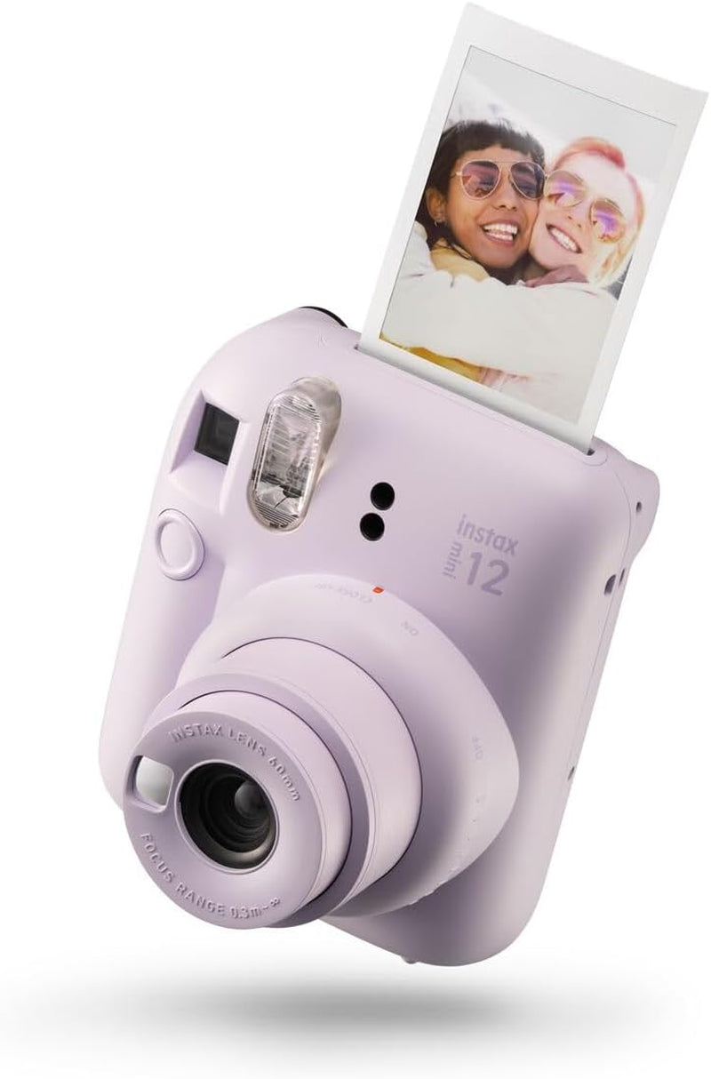 Mini Appareil Photo Instantané 12, Exposition Automatique Avec Objectif Selfie Intégré, Violet Lilas
