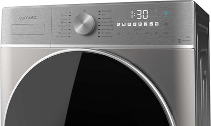 Lave-Linge 10 Kg À Chargement Frontal Bolero Dresscode 10800 Inverter Steel a 1400 Tr/Min, 16 Prog, Classe A, Moteur Inverter Plus, Vapeur Steammax, Lavage Intelligent Et Détecteur De Charge