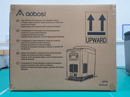 15L Compresseur Électrique, 12V Réfrigérateur De Voiture À Compresseur, APP Und Bouton Contrôle, Frigo Pour Voiture, Camion, Camping, Voyage