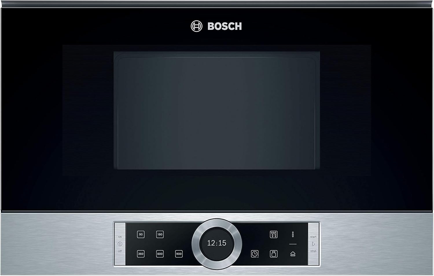 Micro Ondes Encastrable BFR634GS1, Série 8, 21 Litres, Niche De 38 Cm,