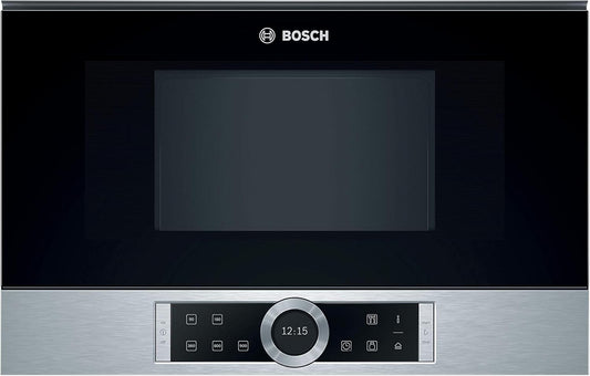 Micro Ondes Encastrable BFR634GS1, Série 8, 21 Litres, Niche De 38 Cm,