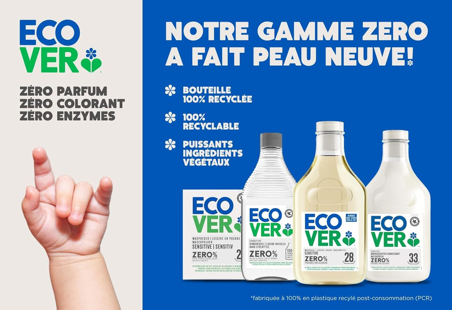 Zero Tablettes Pour Lave-Vaisselle, Nettoyant Vaisselle À Base De Plantes, Sans Parfum Et Sans Phosphonates, 25 Tablettes