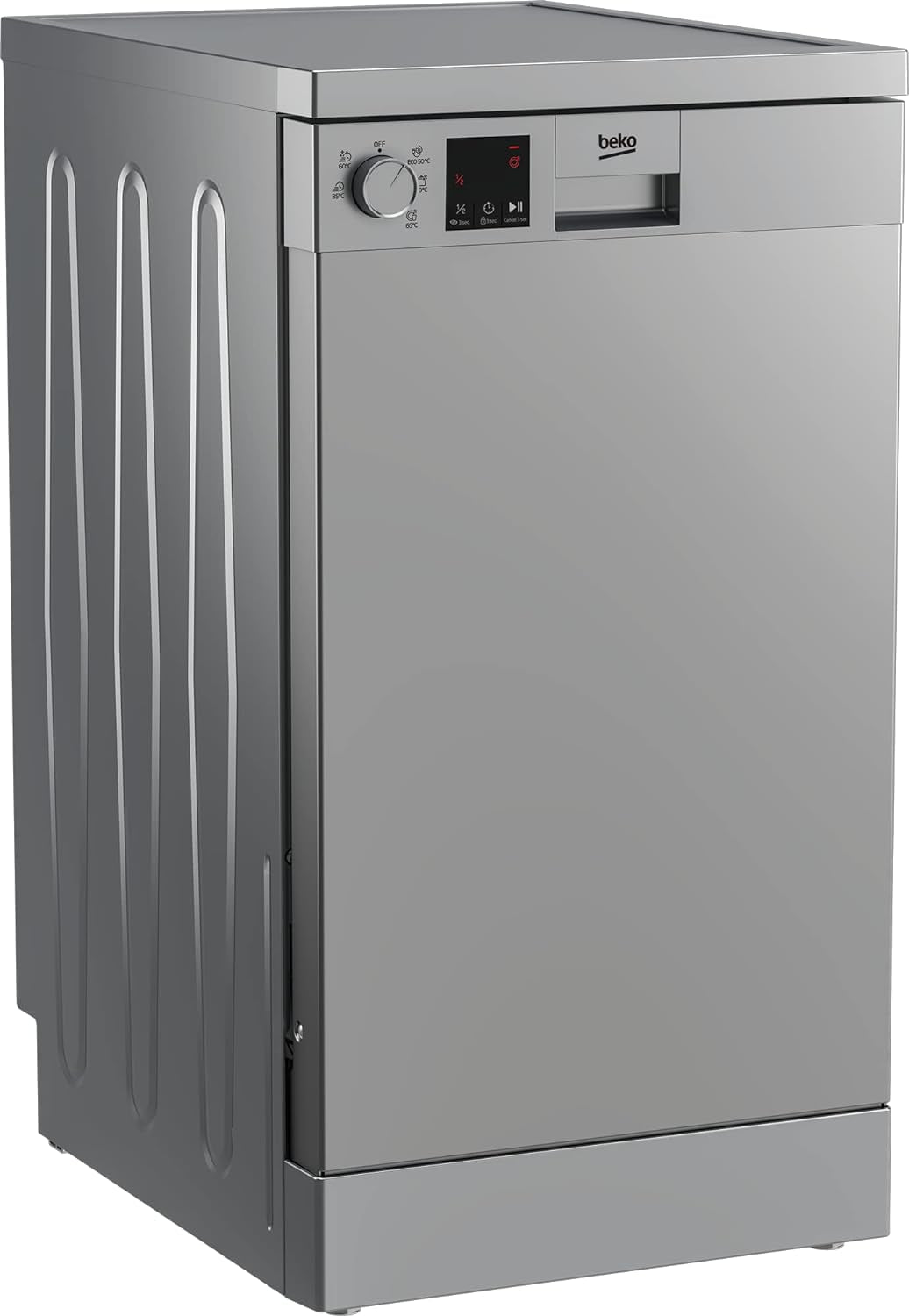 Beko DVS05024S Lave-Vaisselle Autoportante 10 Couverts Argent