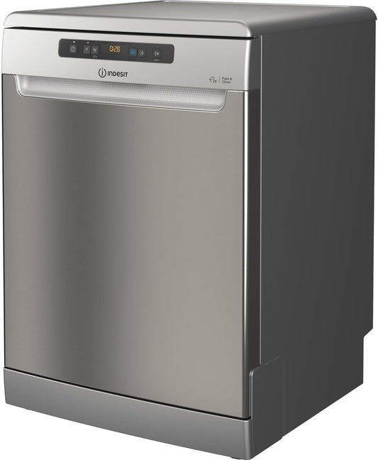 Indesit DFO 3C23 AX, Lave-Vaisselle Pose Libre 60Cm, 14 Couverts, E