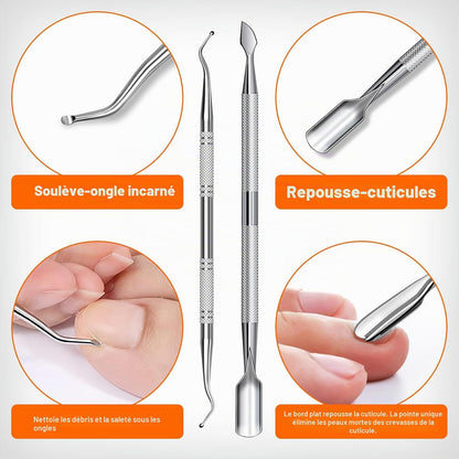 Coupe Ongle Professionnel, Pince Coupe Ongle Pied Pour Ongles Épais Pour Personnes Âgées Avec Large Ouverture, Kit Coupe Ongle Allemand Pour Hommes Ongles Incarnés Avec Lame Incurvée Inclinée