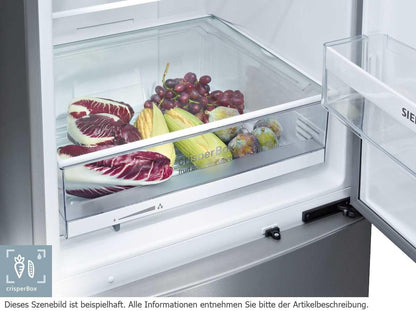 KS36VVL40 Iq300 Réfrigérateur/A+++ / Refroidissement : 348 L/Inox Look Bottlerack/Safetyglass/Ecoplus