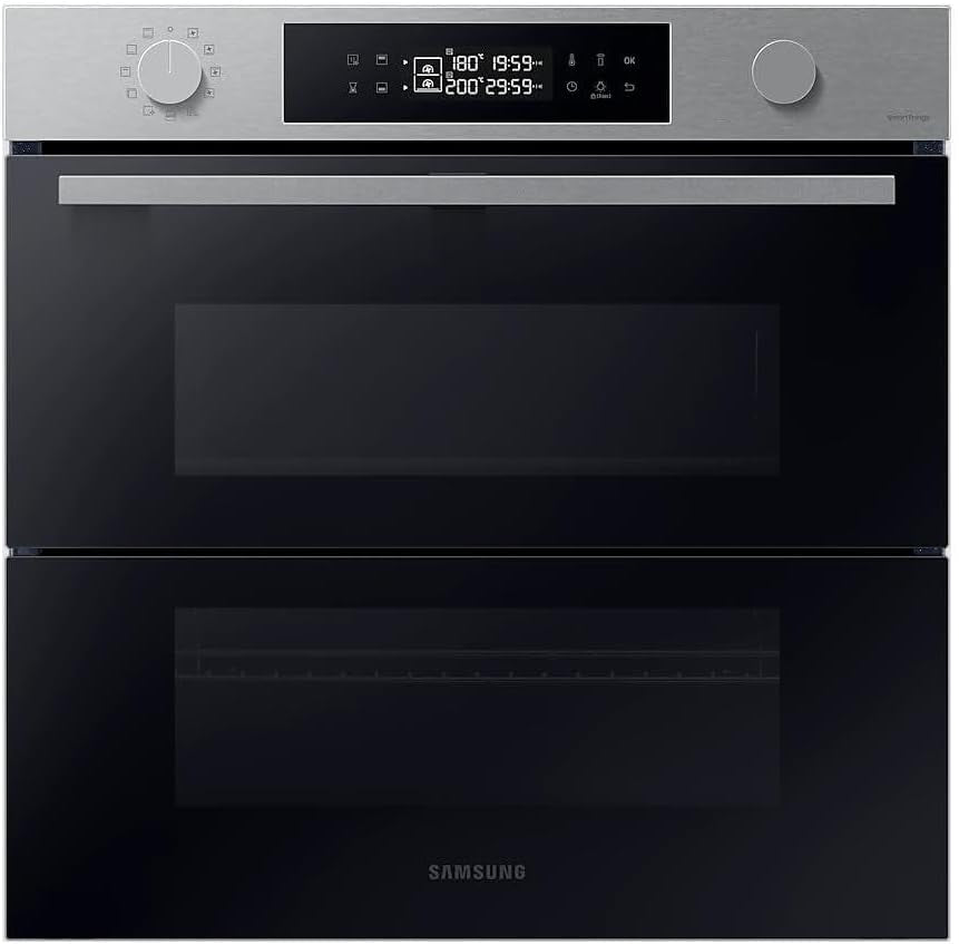 Pyrolyse NV7B45305AS Dual Cook Flex, 76 Litres, Wifi