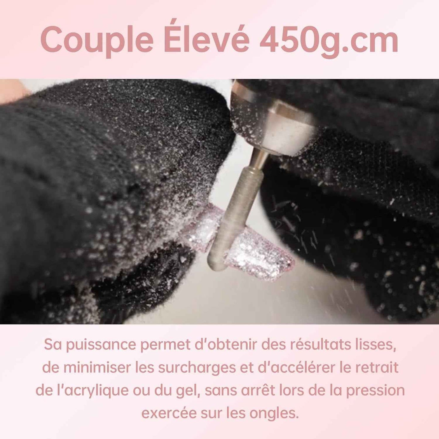 Ponceuse Pour Ongles Professionnelle 35000 RPM Portable Rechargeable Avec Affichage LCD Et 6 Embouts Ponçage Pour Pédicure Manucure, Puissante, Silencieuse Pour Salon/Maison