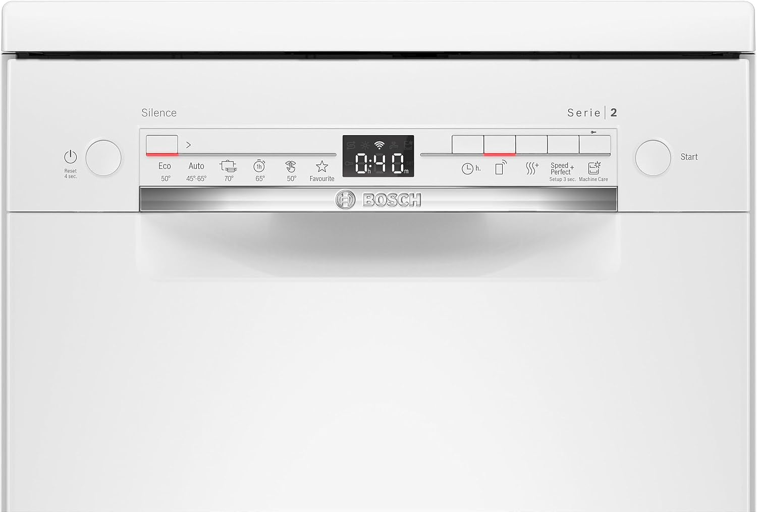 LAVE-VAISSELLE LARGEUR 45CM 10 COUVERTS 46DB BLANC CLASSE E