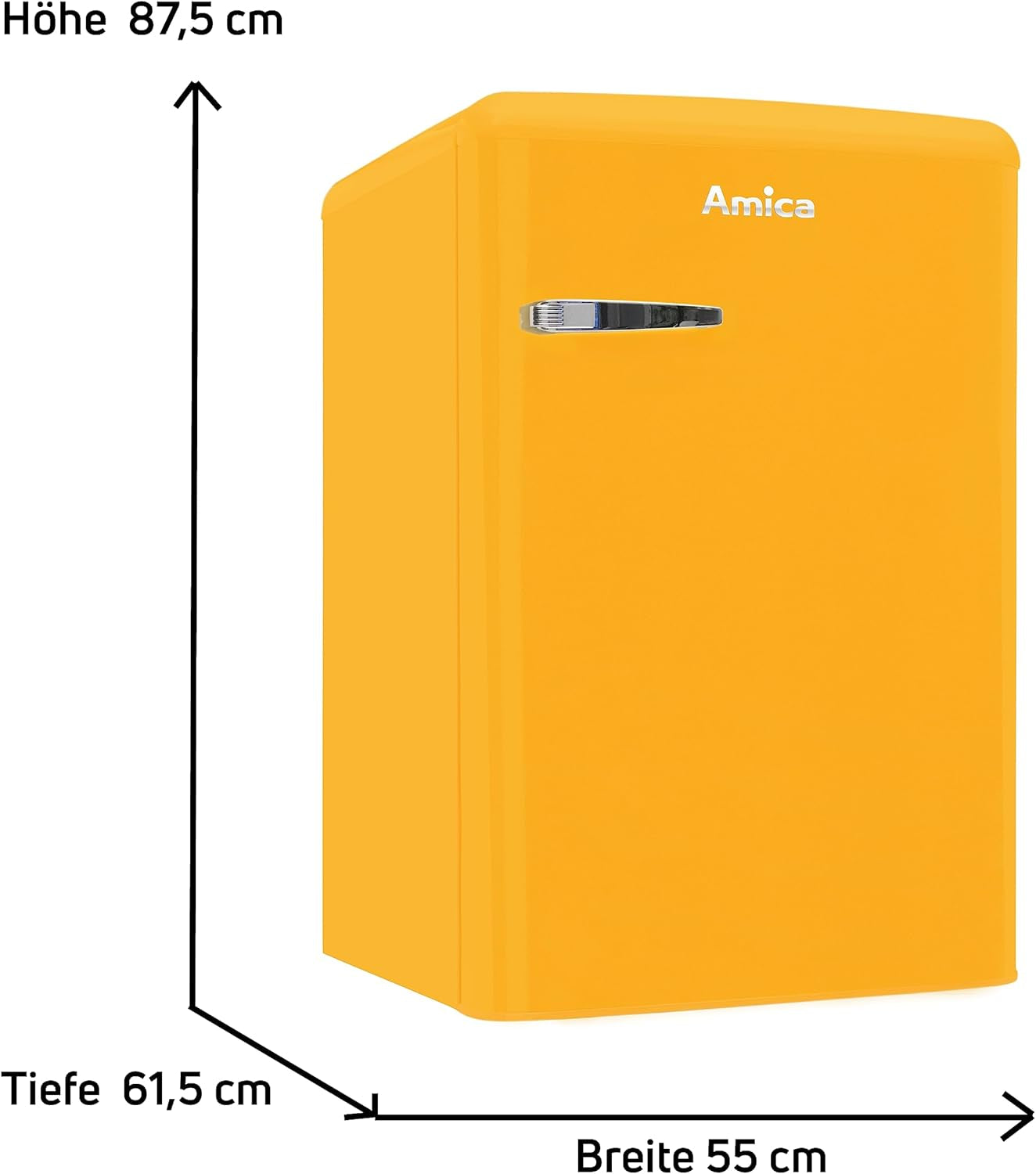 KS 15613 Y Frigo Combine Autoportante 108 L E Jaune