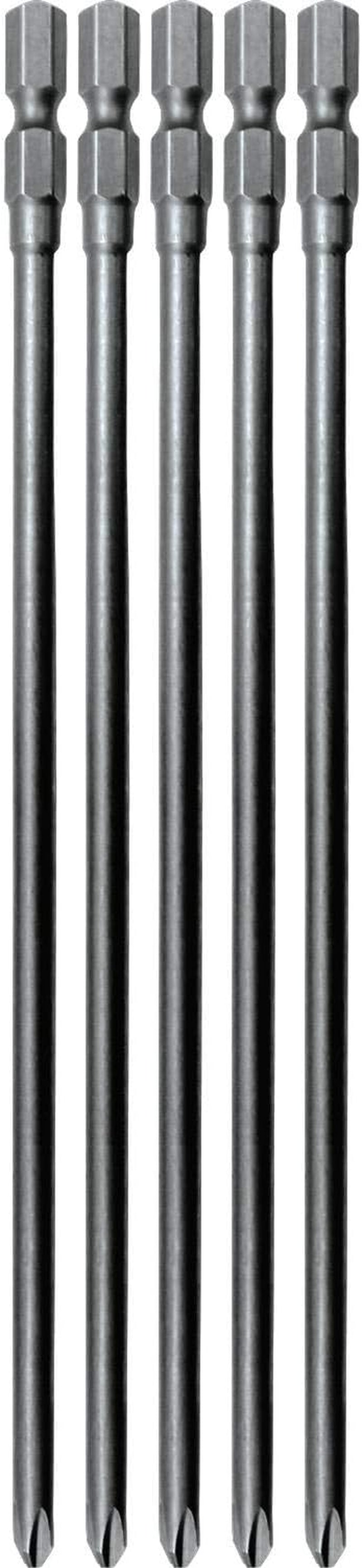 B-10475#2 (7-316'') Phillips Power Bit Embout, 5Pk