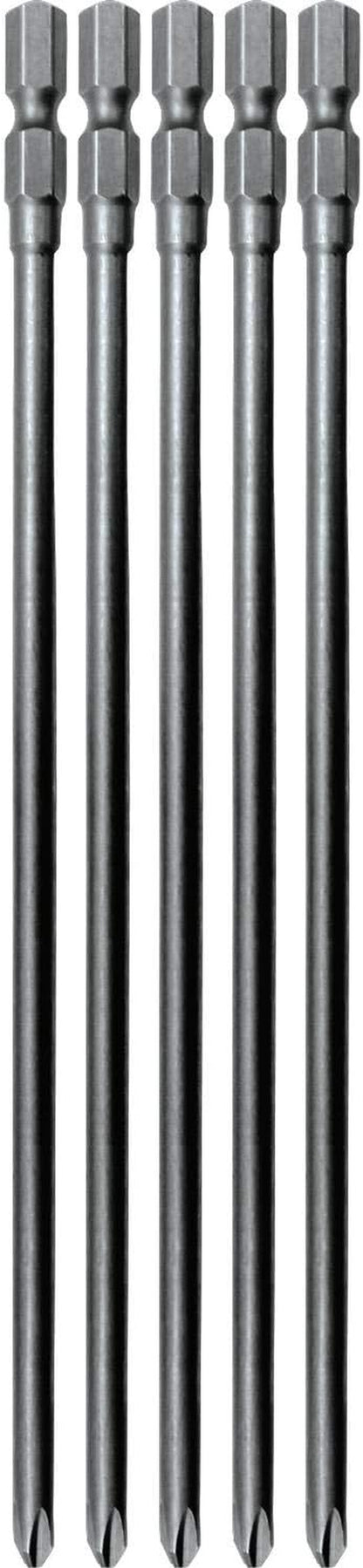 B-10475#2 (7-316'') Phillips Power Bit Embout, 5Pk
