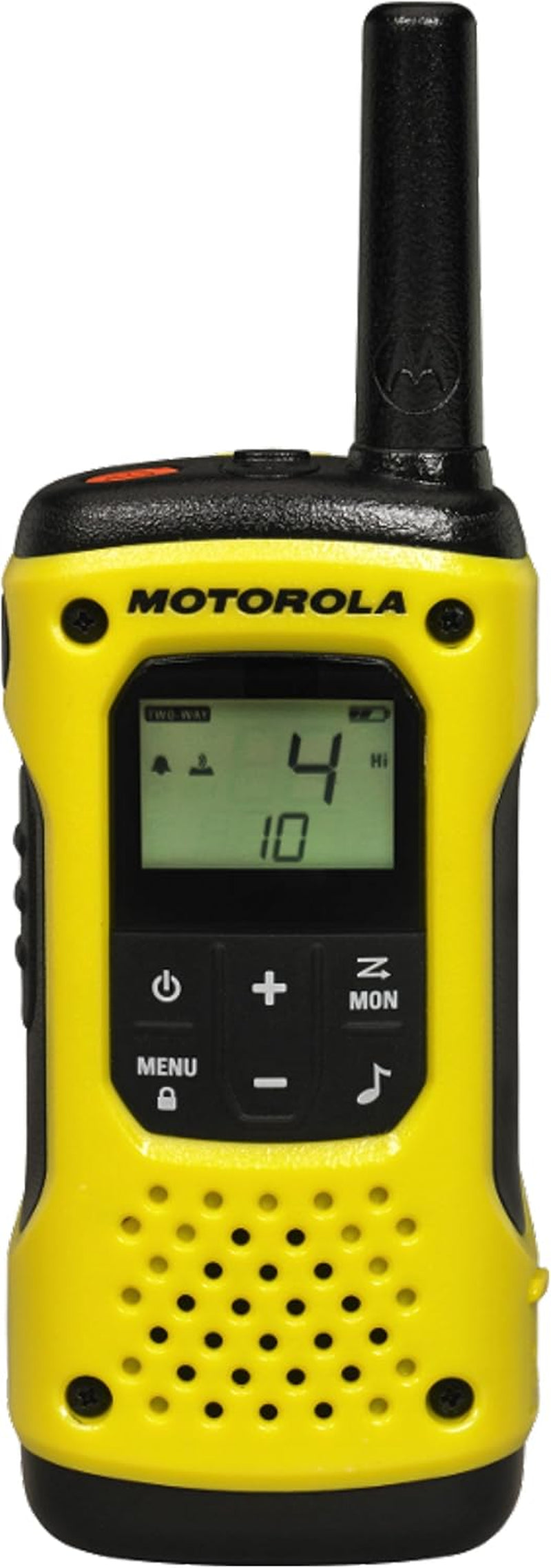 - Lot De 2 Talkie Walkies - TALKABOUT T92 - PMR446 - Noir/Jaune - Longue Portée -Indice IP67 - Fonctionnent Avec Batterie
