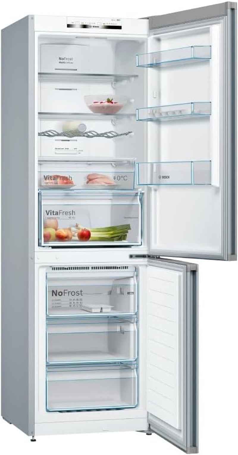 Bosch Réfrigérateur Combiné 326L Gris - KGN36VIDB