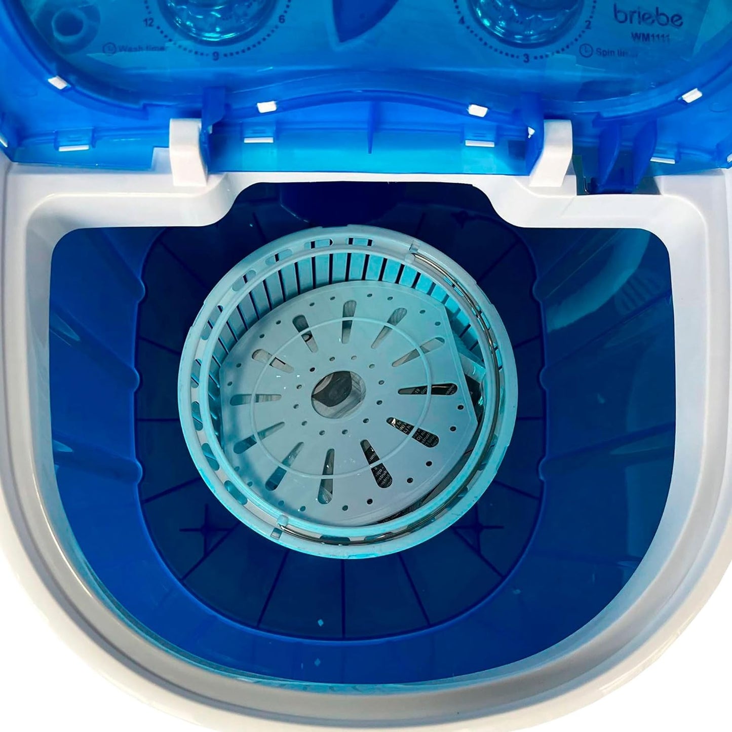 Camp Mini Machine À Laver Portable Avec Essorage, Camping, Capacité 3Kg De Linge, Idéal Pour Voyages, Caravanes Et Camping-Cars, Petite Laveuse, Faible Consommation D'Eau Et D'Énergie, WM1111