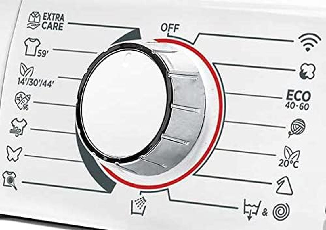 H3W 492DE-11 H-WASH 300 LITE Machine À Laver 9 Kg, 1400 Tours, Connectivité NFC, Charge Avant, Libre Installation, 60 X 52 X 85 Cm, Blanc, Classe D